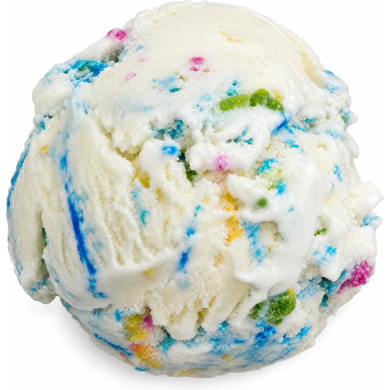 A scoop of Birthday Cake