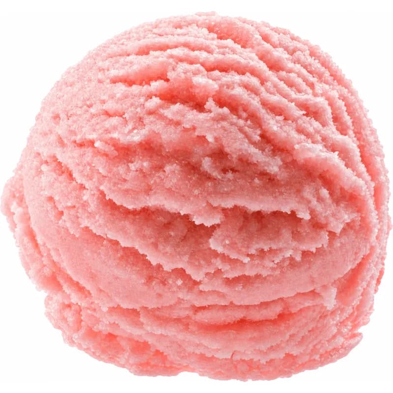 A scoop of Strawberry